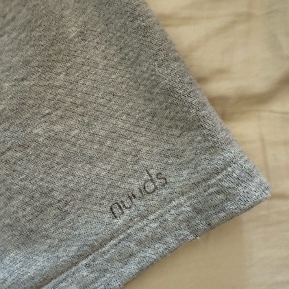 nuuds Light Gray Athletic Shorts - Picture 4 of 5
